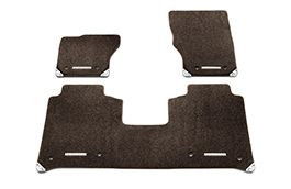 Luxury Carpet Mat Set - Espresso, LHD, LWB, with Ingot Branding, 18MY onwards