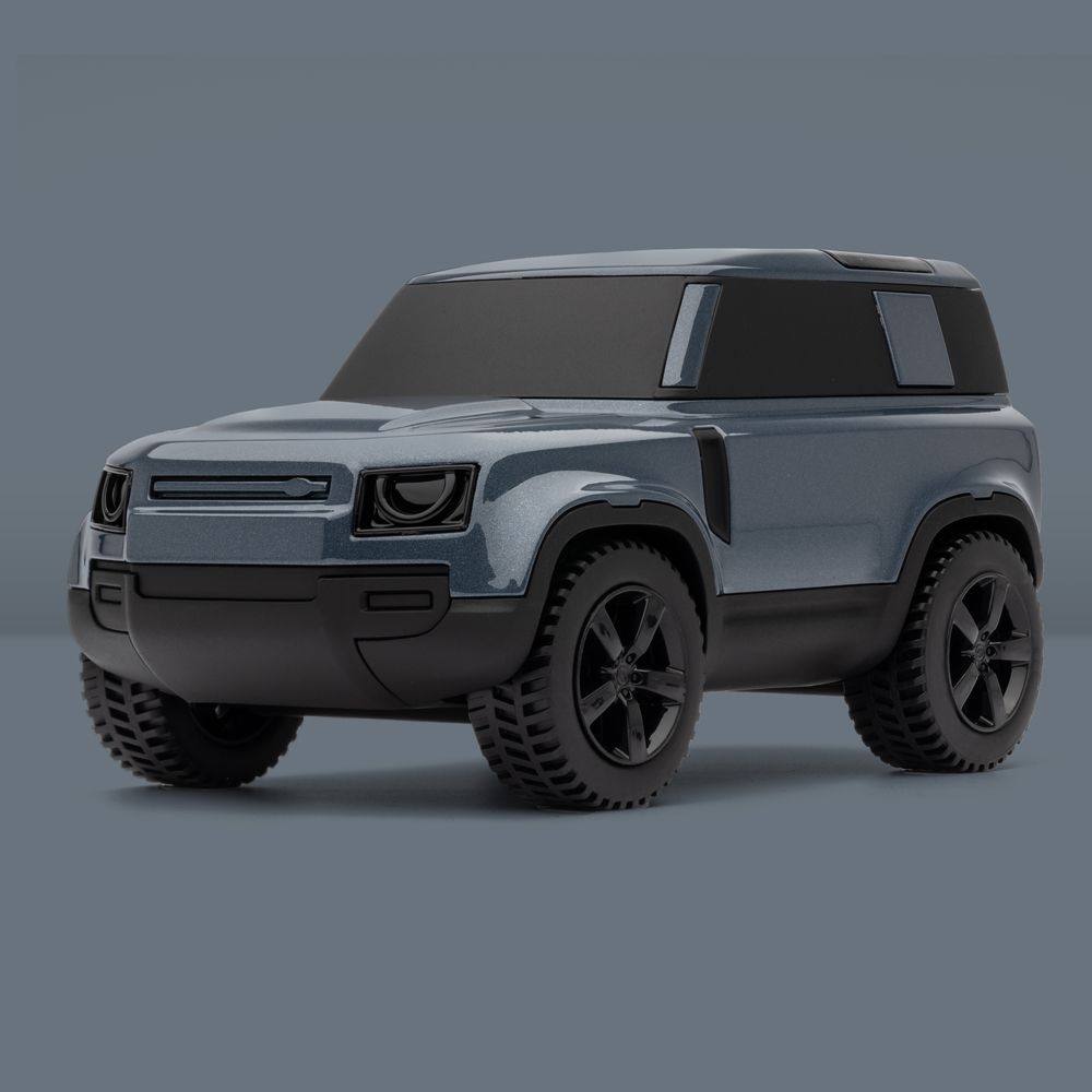 ランドローバー　ディフェンダー　アイコンモデル　ミニカー　タスマンブルー Land Rover Defender Icon Model Diecast Mini Car Tasman Blue