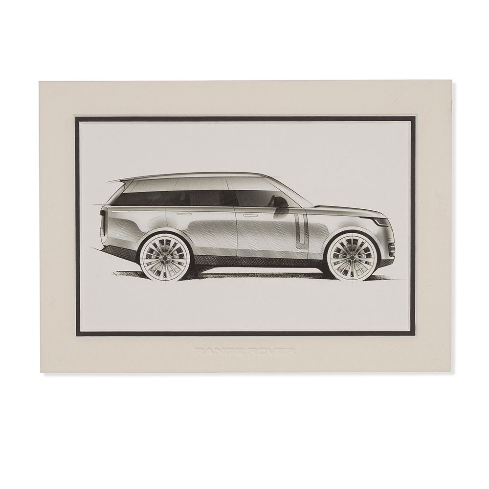Range Rover Sketch Artwork