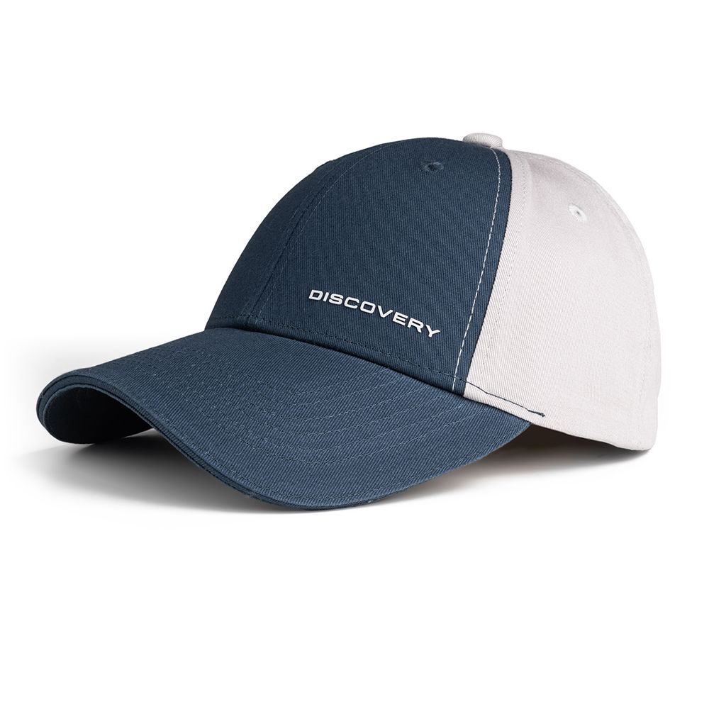 Blue and Grey Two-tone Cap with Discovery Wordmark - Image 1 of 6
