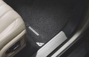 Luxury Carpet Mat Set - Ebony, RHD, LWB, with Ingot Branding, Pre 18MY Luxury Carpet Mat Set - Ebony, RHD, LWB, with Ingot Branding, Pre 18MY