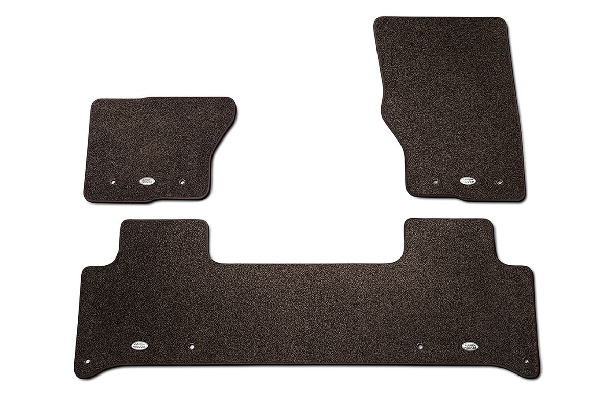 Luxury Carpet Mat Set - Espresso, RHD, with Ingot Branding, Pre 21MY Luxury Carpet Mat Set - Espresso, RHD, with Ingot Branding, Pre 21MY
