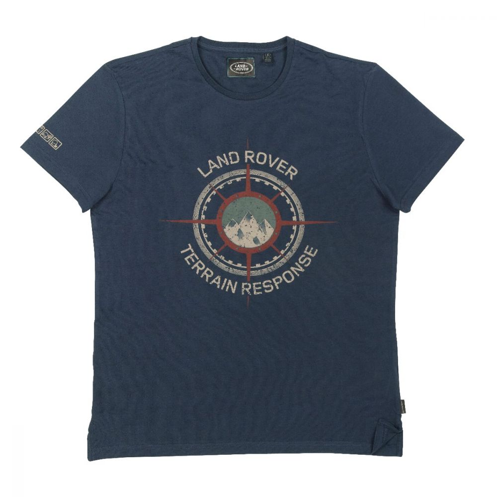 Men's Terrain Graphic T-Shirt - Navy